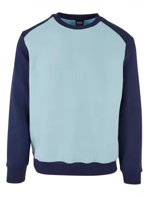 Pánská mikina URBAN CLASSICS TB3830 OCEAN BLUE/DARK BLUE
