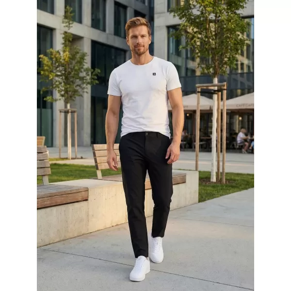  Pánské kalhoty ALTISPORT ATS TROUSER SLIM-FIT ČERNÁ 