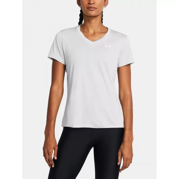  Dámské triko UNDER ARMOUR TECH SSV- TWIST 1384227-014 ŠEDÁ 