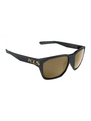 Sluneční brýle KLS RESPECT II gold POLARIZED BLACK