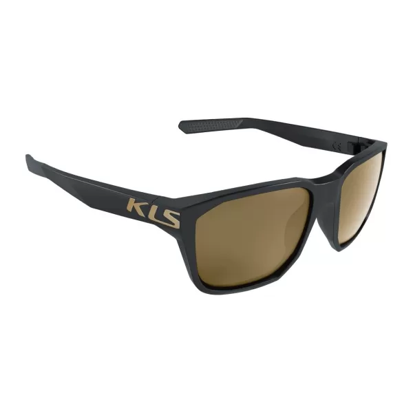  Sluneční brýle KLS RESPECT II gold POLARIZED BLACK 