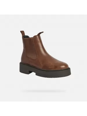 Dámské boty GEOX SPHERICA EC7 G009694 HNĚDÁ