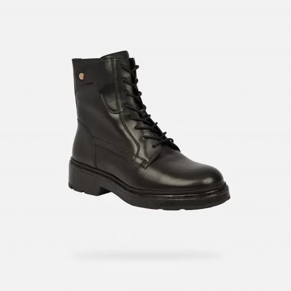  Dámské boty GEOX SWELEN G009561 ČERNÁ 