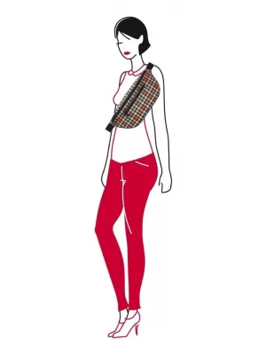 Ledvinka REISENTHEL BELTBAG M GLENCHECK RED