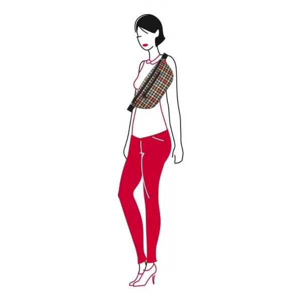  Ledvinka REISENTHEL BELTBAG M GLENCHECK RED 