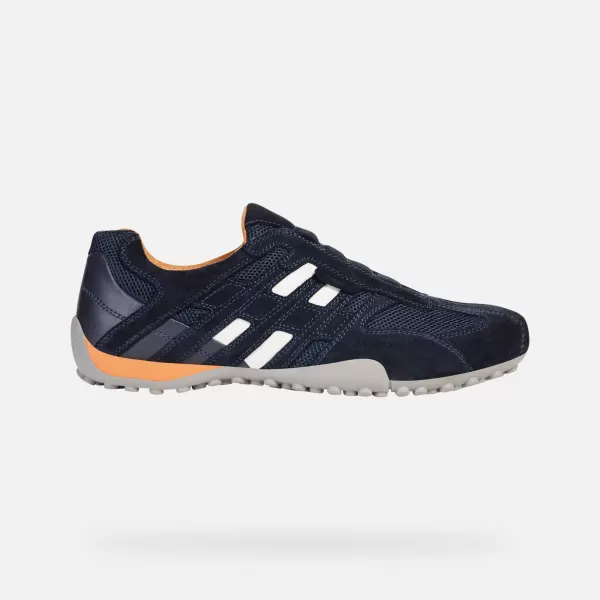 Pánské tenisky GEOX SNAKE G002632 TMAVĚ MODRÁ 