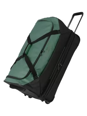 Taška TRAVELITE BASICS WHEELED DUFFLE EXP. BLACK/GREEN