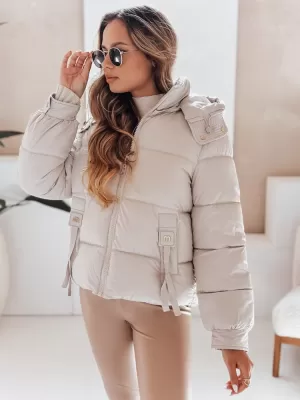 Dámská bunda DSTREET BÉŽOVÁ