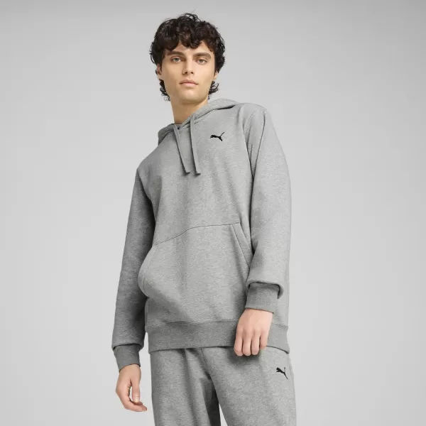  Pánská mikina PUMA ESS HOODIE FL 68257803 MEDIUM GRAY HEATHER 