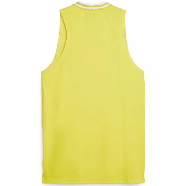  Pánské tílko PUMA HOOPS TEAM GAME JERSEY 67662805 CYBER YELLOW 