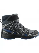 Dětské boty SALOMON XA PRO V8 WINTER WATERPROOF J TURBULENCE/BLACK/DARK BLUE