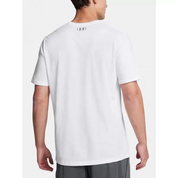  Pánské triko UNDER ARMOUR UA M BOXED SPORTS UPDATED SS 1386793-100 BÍLÁ 