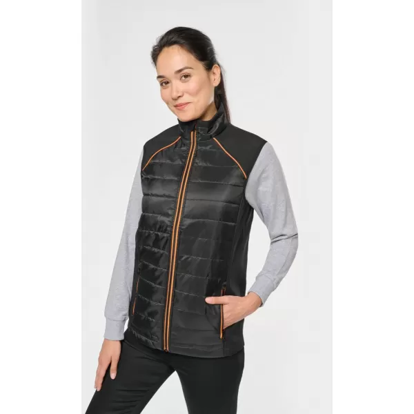  Unisex vesta Kariban WK | WK 606 BLACK/KELLY GREEN 
