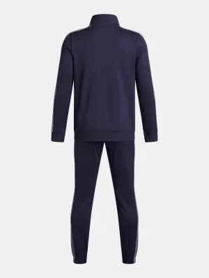 Chlapecká souprava UNDER ARMOUR UA RIVAL KNIT TRACK SUIT 1363290-403 MODRÁ
