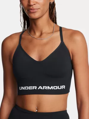 Dámská podprsenka UNDER ARMOUR VANISH SEAMLESS LOW BRA 1384417-001 ČERNÁ