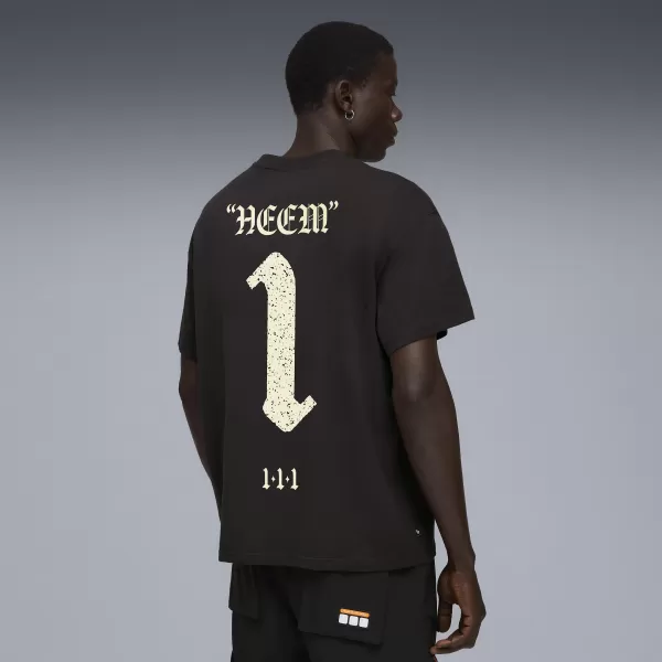  Pánské triko PUMA LAFRANCE HEEM TEE II 63247801 PUMA BLACK 