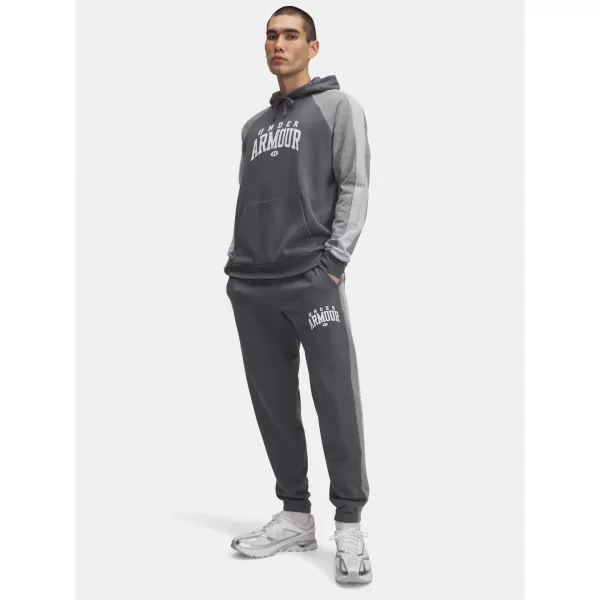  Pánské sportovní kalhoty UNDER ARMOUR UA RIVAL FLC CB PANTS 6003954-025 ŠEDÁ 