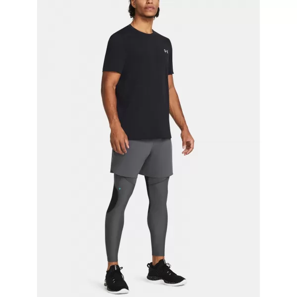  Pánské kraťasy UNDER ARMOUR UA PEAK WOVEN SHORTS 1376782-025 ŠEDÁ 