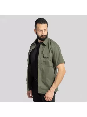 Pánská košile PENTAGON PLATO SHIRT SHORT K02019 CAMO GREEN