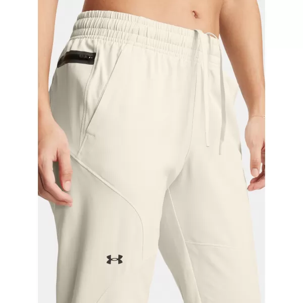  Dámské tepláky UNDER ARMOUR UA UNSTOPPABLE JOGGER 1376926-110 BÍLÁ 