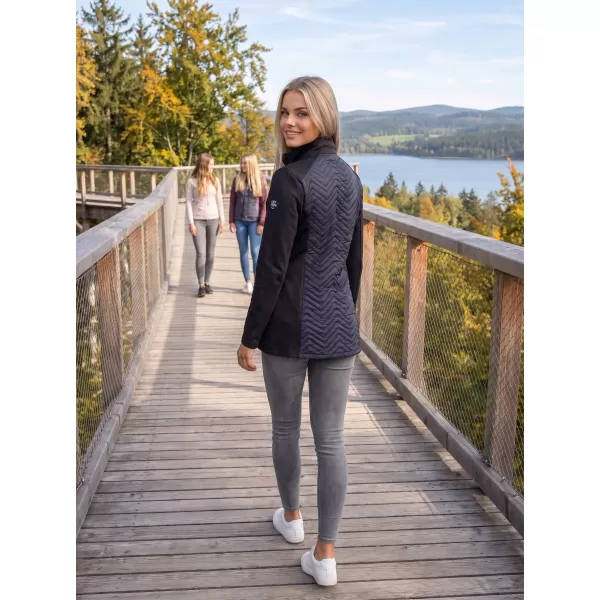  Dámská hybridní bunda ALTISPORT GALA ČERNÁ 