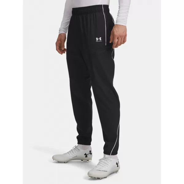  Pánské sportovní kalhoty UNDER ARMOUR UA M CHALLENGER WARM-UP PN 6004046-001 ČERNÁ 