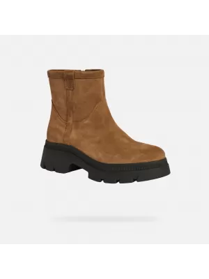 Dámské boty GEOX PLUETTE G009562 SVĚTLE HNĚDÁ