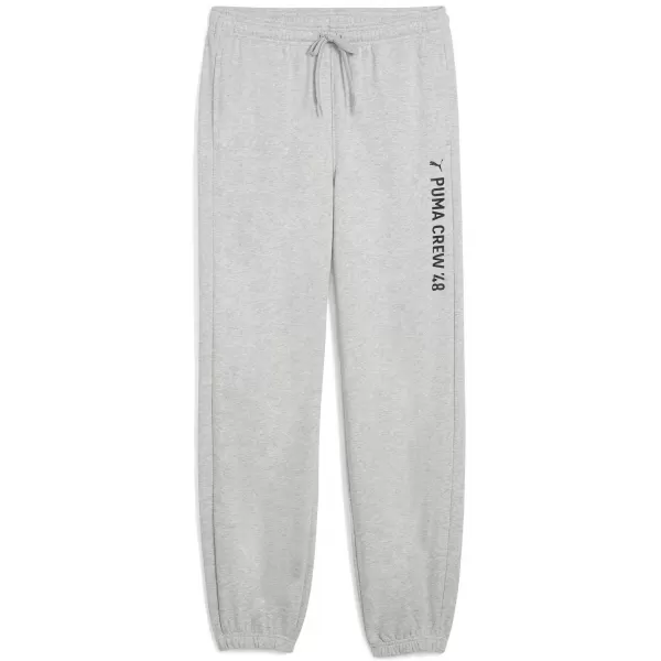  Pánské tepláky PUMA M GRAPHIC FRENCH TERRY JOGGER 52770304 LIGHT GRAY HEATHER 