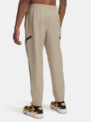 Pánské sportovní kalhoty UNDER ARMOUR UA UNSTOPPABLE CARGO PANT 1390256-299 HNĚDÁ