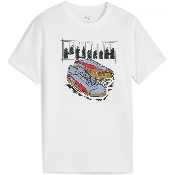  Dětské triko PUMA GRAPHIC SNEAKER TEE B 68993902 PUMA WHITE 
