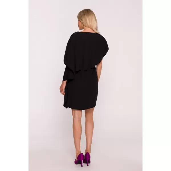  Dámské šaty STYLOVE S423 BLACK 