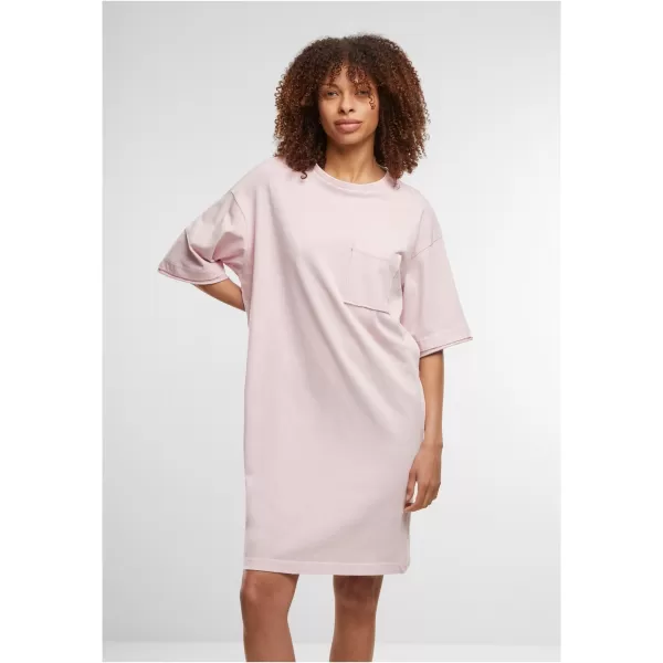  Dámské šaty URBAN CLASSICS TB7493 BLUSHED ROSE 