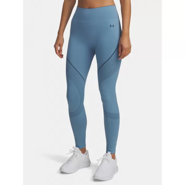  Dámské legíny UNDER ARMOUR UA VANISH SEAMLESS LEGGING 6000646-418 MODRÁ 