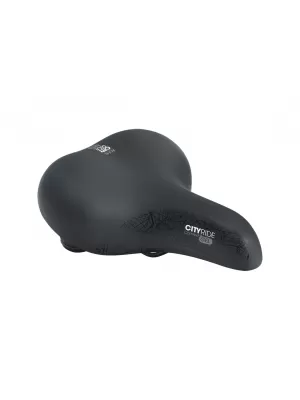 Sedlo KLS CITYRIDE 017 GEL, black BLACK