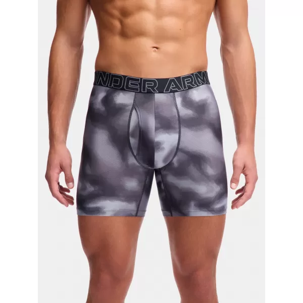  Pánské boxerky UNDER ARMOUR M UA PERF TECH MESH (3KS) 1383885-024 TITAN GRAY 