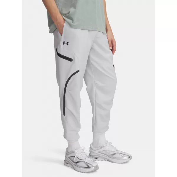  Pánské sportovní kalhoty UNDER ARMOUR UA UNSTOPPABLE CARGO PANT 1390256-014 ŠEDÁ 