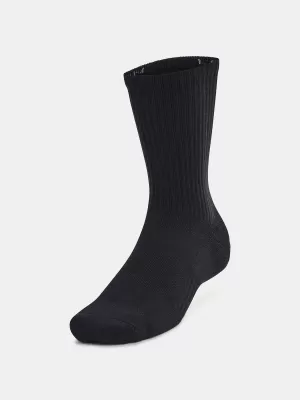Ponožky UNDER ARMOUR UNISEX UA TC 3PK CREW 1386311-001 ČERNÁ