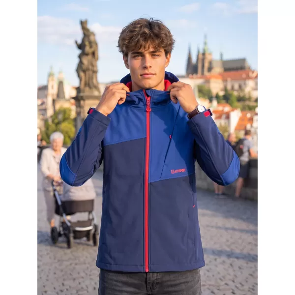  Pánská softshellová bunda ALTISPORT GAN MODRÁ 