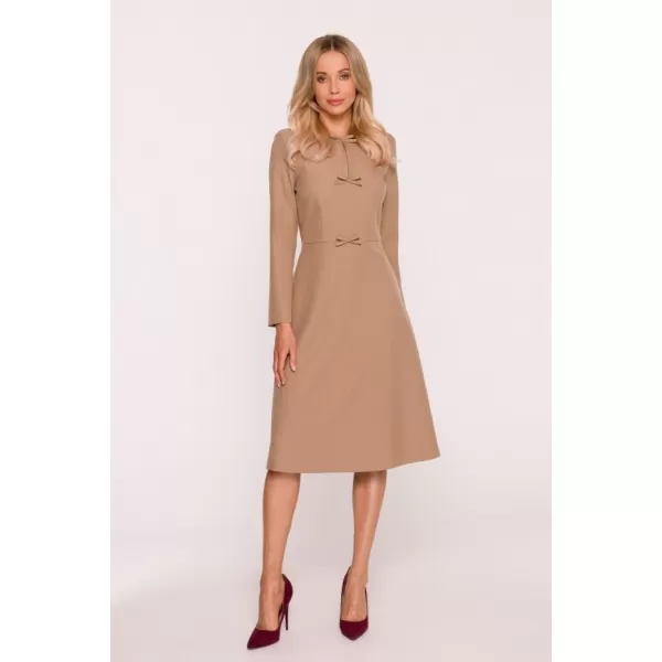  Dámské šaty STYLOVE S413 BEIGE 