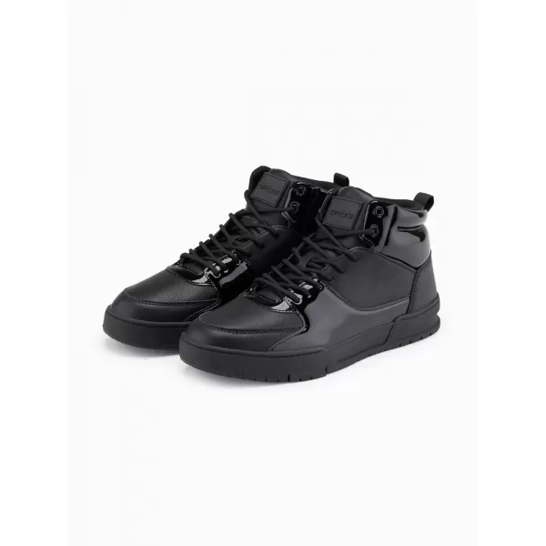  Pánské boty OMBRE OM-FOSH-0178 BLACK 