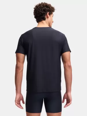 Pánské triko UNDER ARMOUR M UA PERF TECH MESH CREW NECK-2PK 6007625-001 ČERNÁ