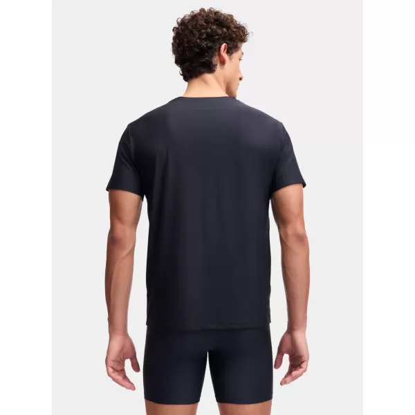  Pánské triko UNDER ARMOUR M UA PERF TECH MESH CREW NECK-2PK 6007625-001 ČERNÁ 