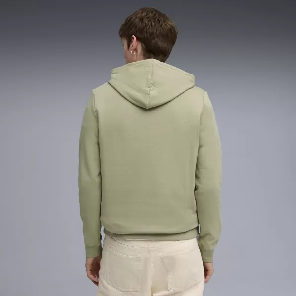  Pánská mikina PUMA ESS NO  1 LOGO HOODIE FL (S) 68257182 LUX ARMY 