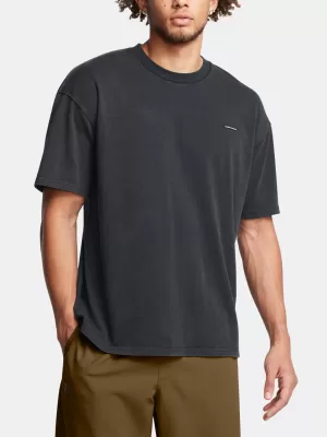 Pánské triko UNDER ARMOUR UA M HW OS LOGO WASH SS 1389147-001 ČERNÁ