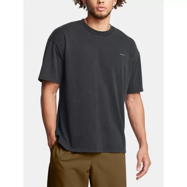  Pánské triko UNDER ARMOUR UA M HW OS LOGO WASH SS 1389147-001 ČERNÁ 