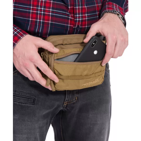  Pouzdro PENTAGON PROTEAN POUCH  K17078 COYOTE 