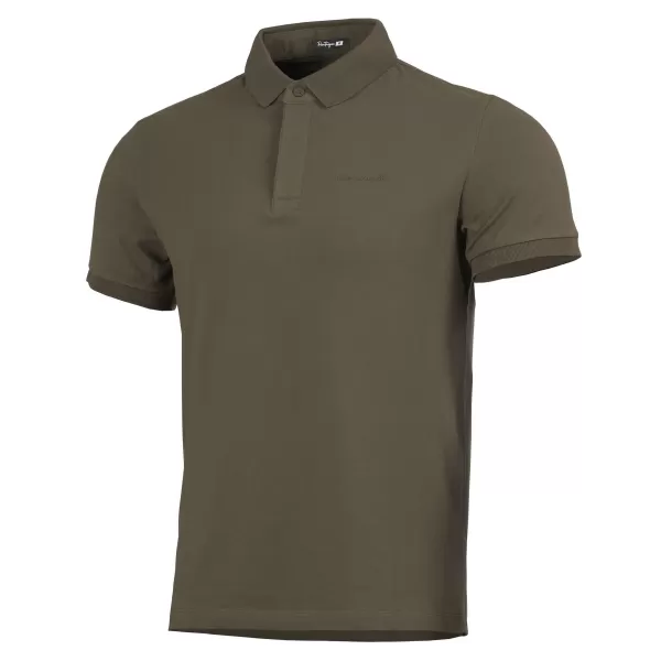  Pánské triko s límečkem PENTAGON VALOR POLO SHIRT K09051 BROWN GREY 