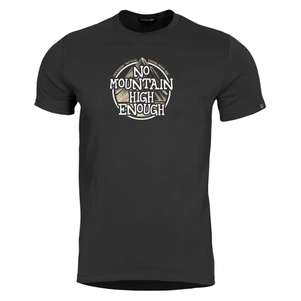  Triko PENTAGON AGERON NO MOUNTAIN  HIGH ENOUGH K09012 BLACK 