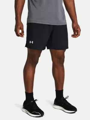 Pánské kraťasy UNDER ARMOUR UA LAUNCH 7'' UNLINED SHORTS 1382622-001 ČERNÁ