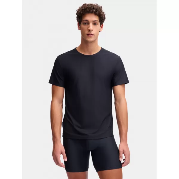  Pánské triko UNDER ARMOUR M UA PERF TECH MESH CREW NECK-2PK 6007625-001 ČERNÁ 